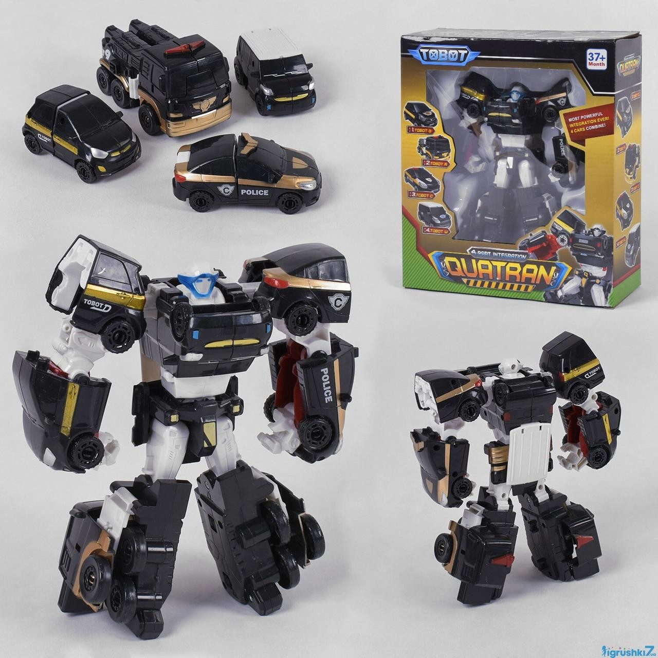 

Игровой набор Tobot Quatran Кватран 519 4в1
