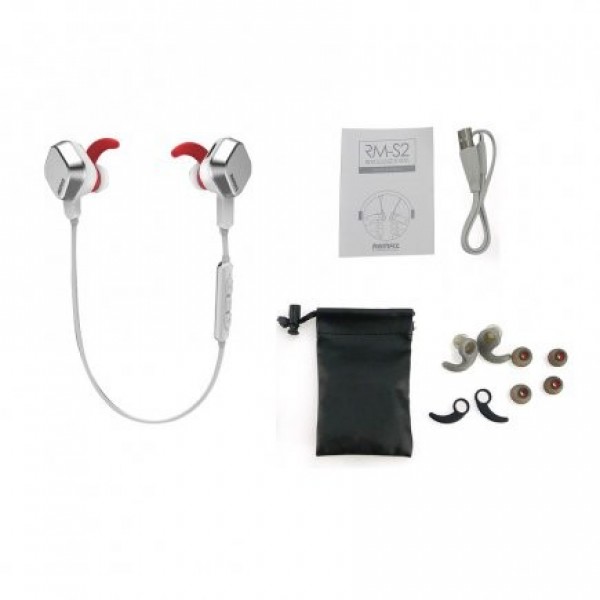 

Беспроводные наушники Bluetooth Remax RB-S2 Silver(Серебро)