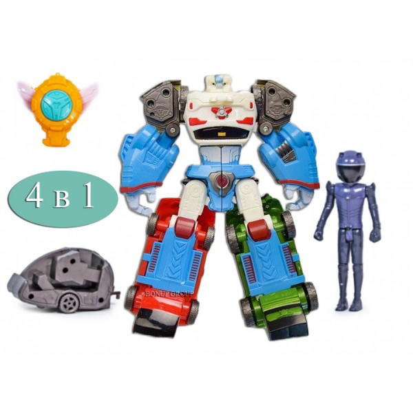 

Игрушка трансформер робот тобот Дельтатрон 19 см TOBOT7 и фигурка Байкербота 14 см персонаж мультфильма Тобот 225122246