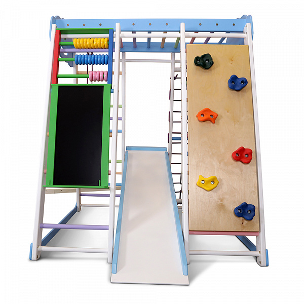 

Детский спортивный игровой комплекс Baby Sport SB Акварелька Разноцветный 132х124х150 см (Sky 1)