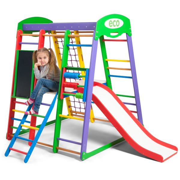 

Детский спортивный игровой комплекс Baby Sport SB Акварелька Дерево 132х124х150 см (Plus 3)