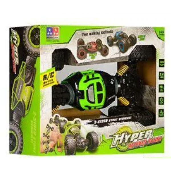 

Машинка перевертыш ZHENGGUANG трюковая на радиоуправлении масштаб 1:8, Green (UD2168ALB)