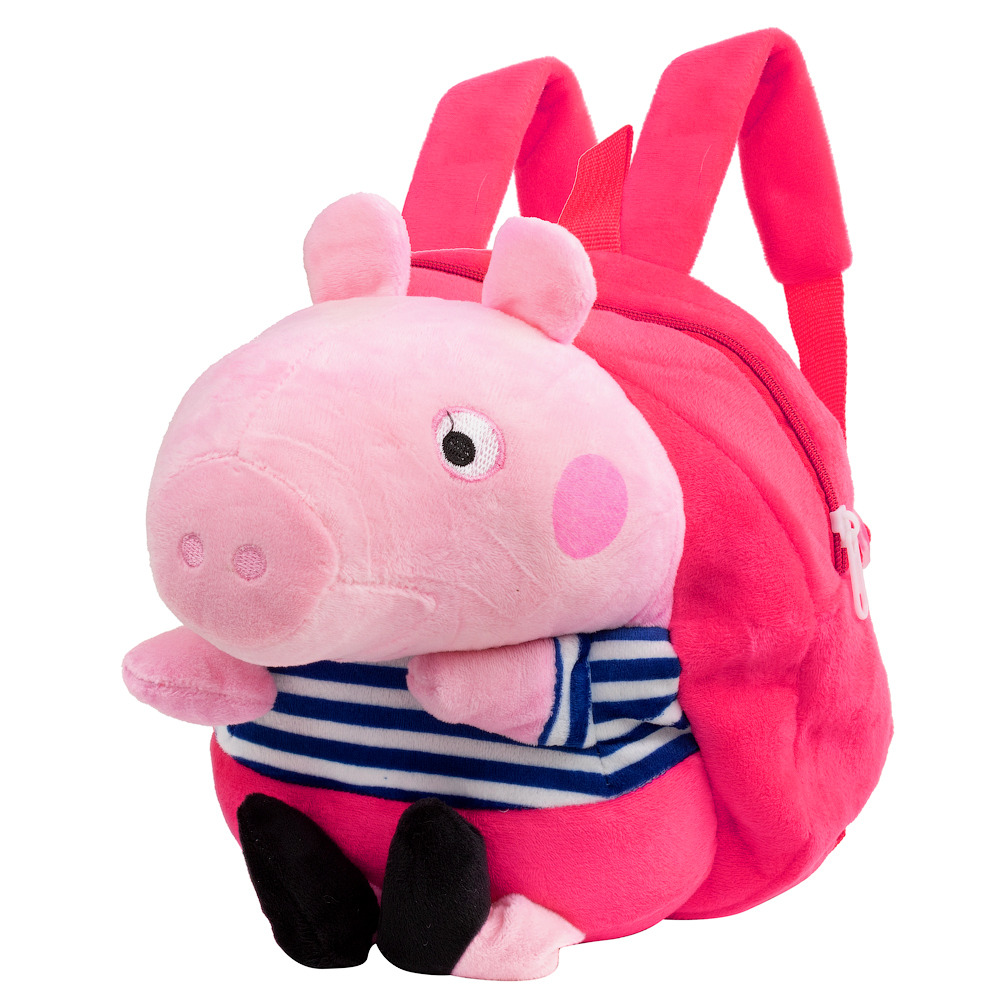 

Детский плюшевый рюкзак Свинка Пеппа VALIRIA FASHION Розовый (Тс4DETBI-015-13)