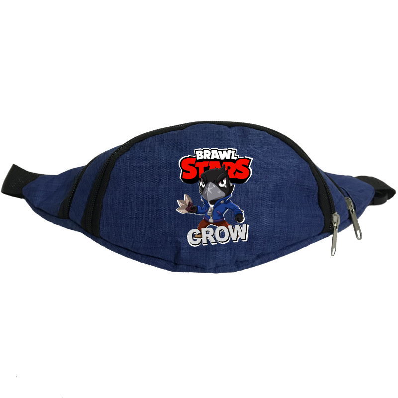 

Сумка Бананка на пояс Бравл Старс Ворон (BS-Crow) Cappuccino Toys синяя