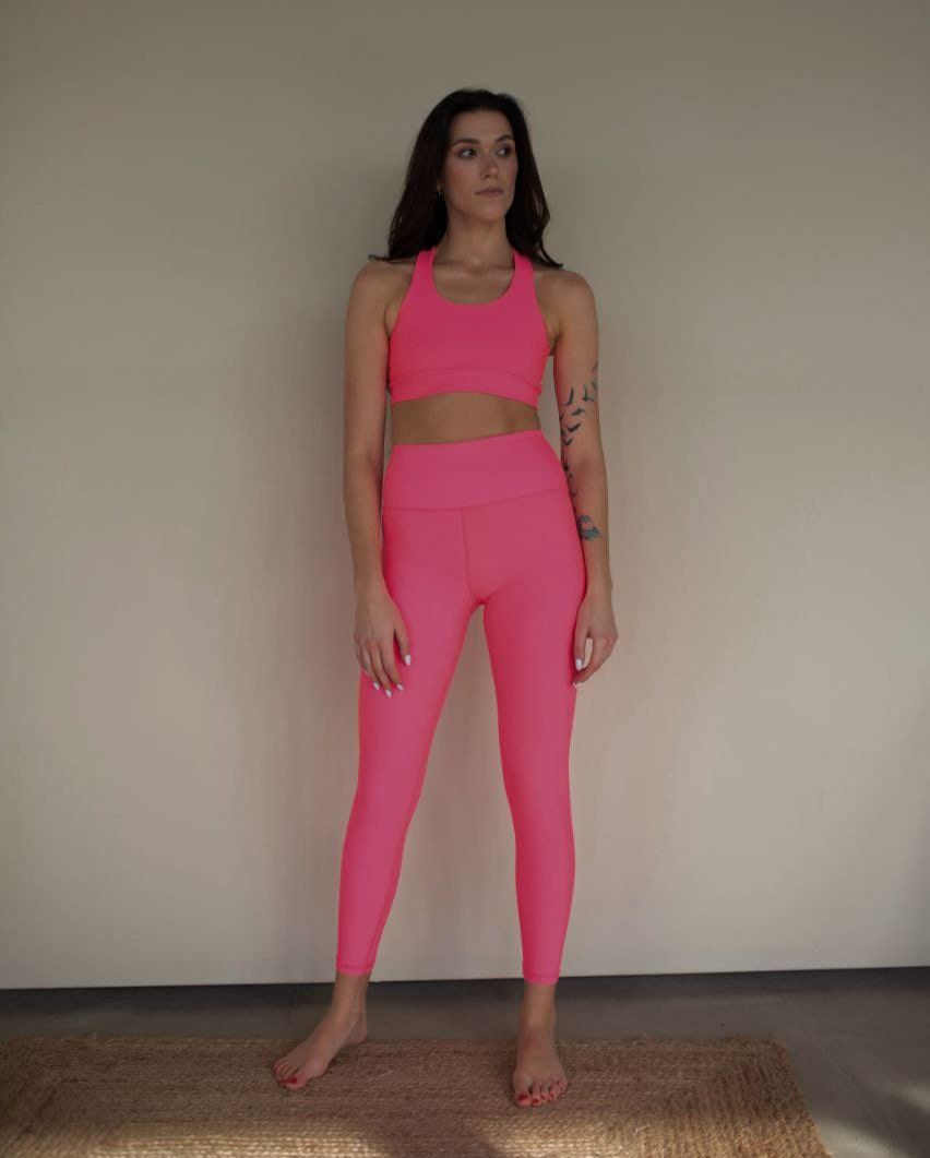 

Лосіни Lismina Bight Pink рожеві, яскраві, cпортивні жіночі M (L-100-031)