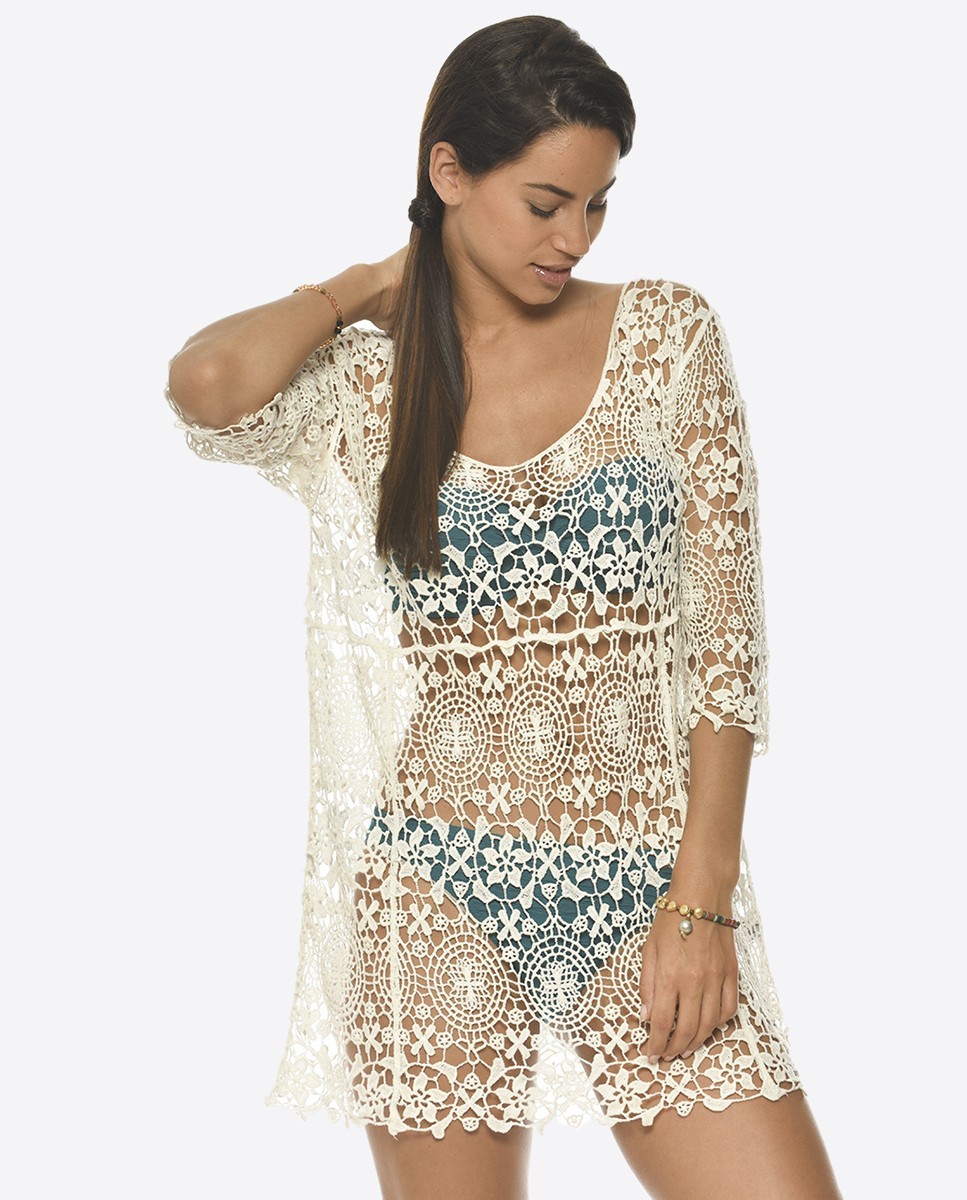 

Пляжная туника Banana Moon Dreamland Molly раз-р. белый, Пляжная туника Banana Moon Dreamland Molly раз-р.L белый