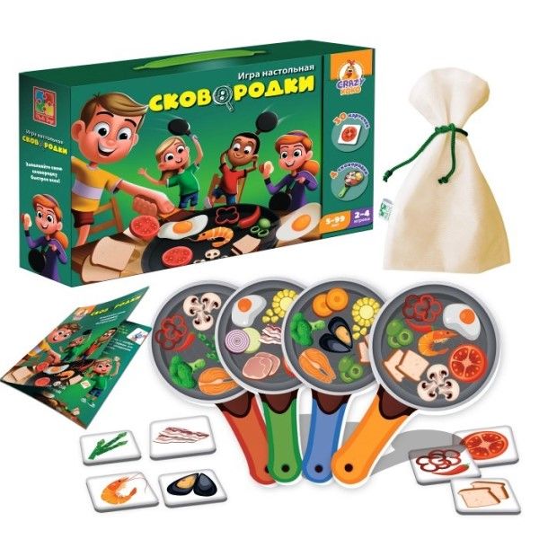 

Игра на скорость Сковородки рус Vladi Toys (VT2333-01) (167941)