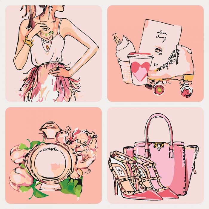 

Картина по номерам Розовые мечты 2 Идейка (KHO5021) (168152)