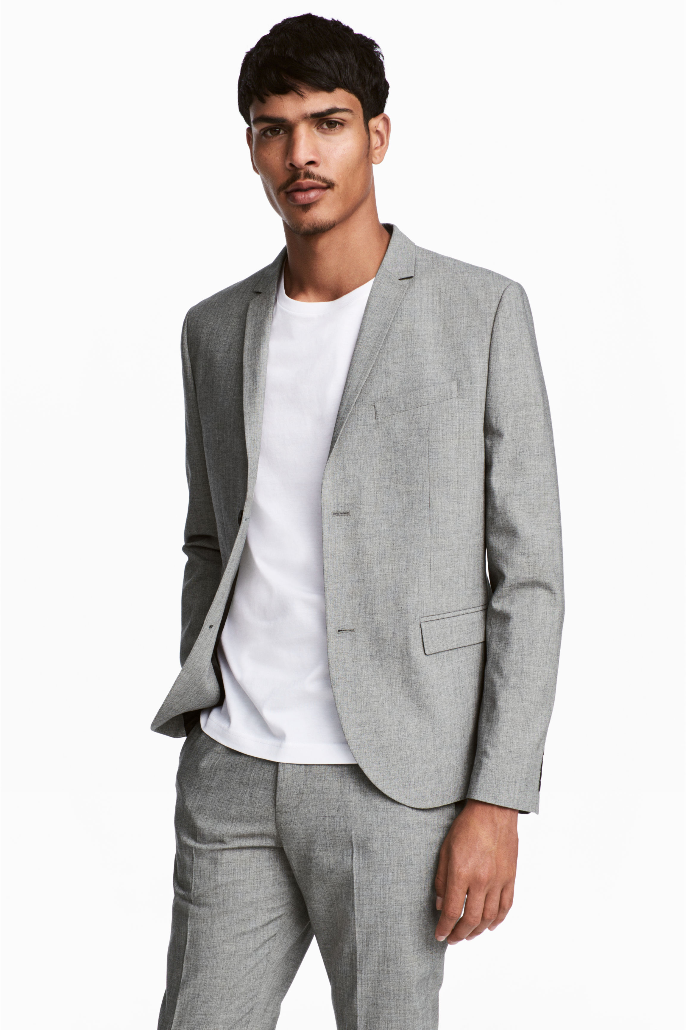 

Пиджак H&M 0451290-3603 46 серый
