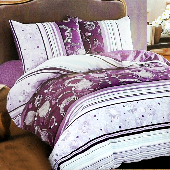 

Комплект постельного белья из сатина Purple Circle Сиреневый 5072-p