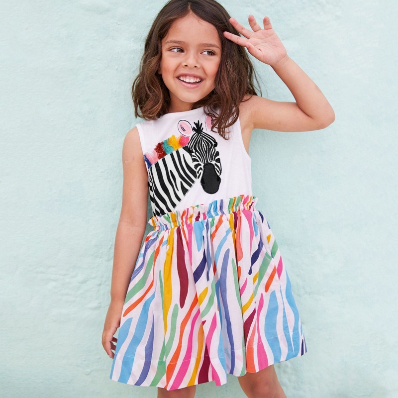 

Сарафан для девочки Zebra Berni Kids (130) Белый (58751)