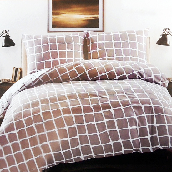 

Комплект постельного белья из сатина Brown Squares Коричневый 5067-p
