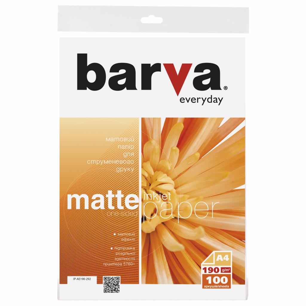 

Бумага BARVA A4 Everyday matted 190г 100с (IP-AE190-292)