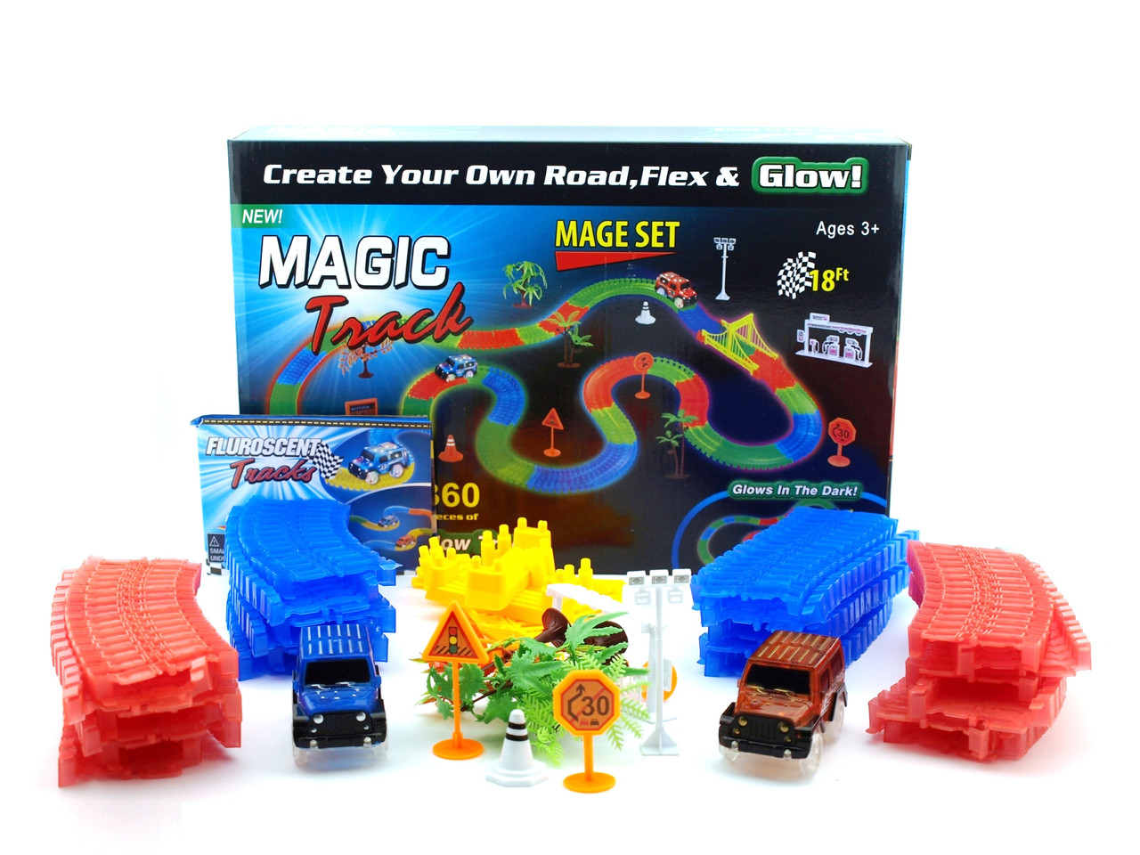 

Magic tracks светящаяся дорога, гоночная трасса на 360 деталей