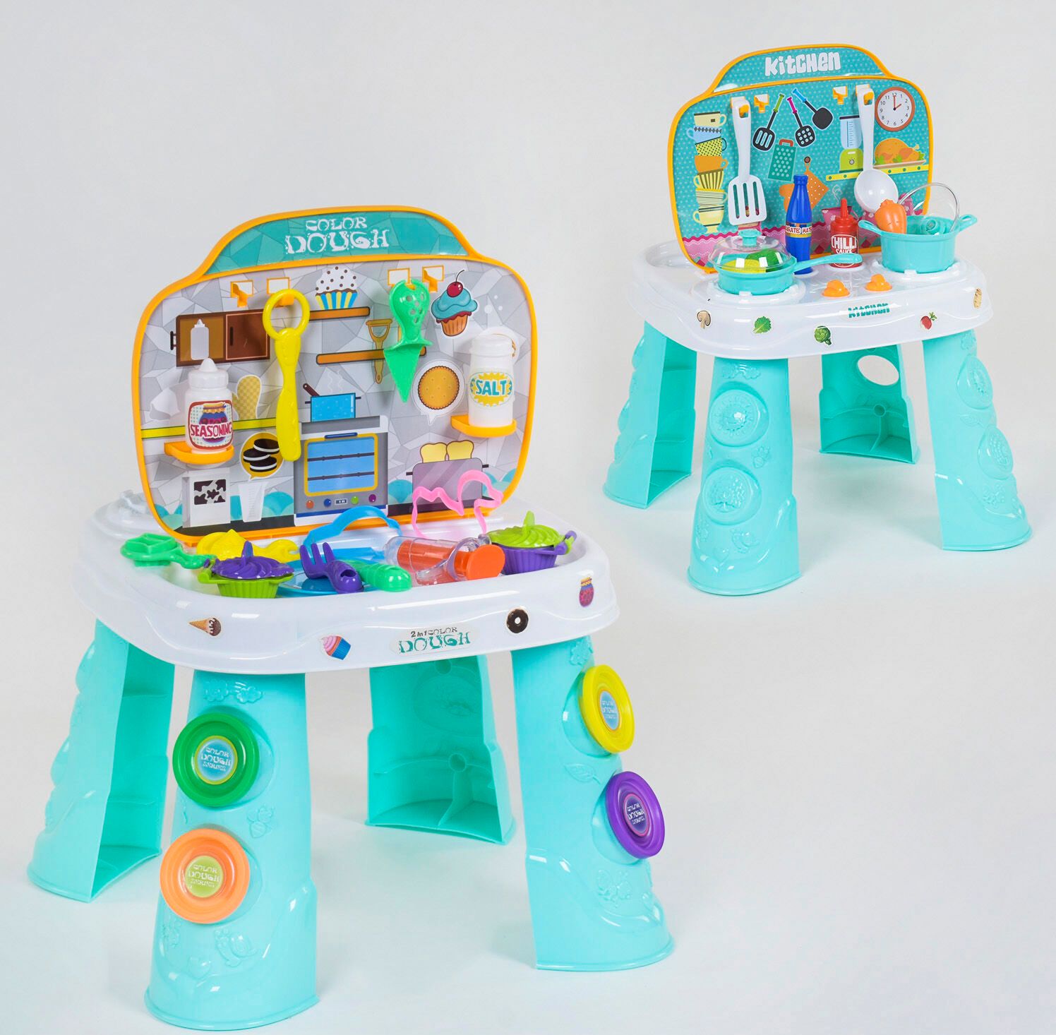 

Игровая кухня и тесто для лепки Star Toys Factor 8735 Бирюзовый (016М)