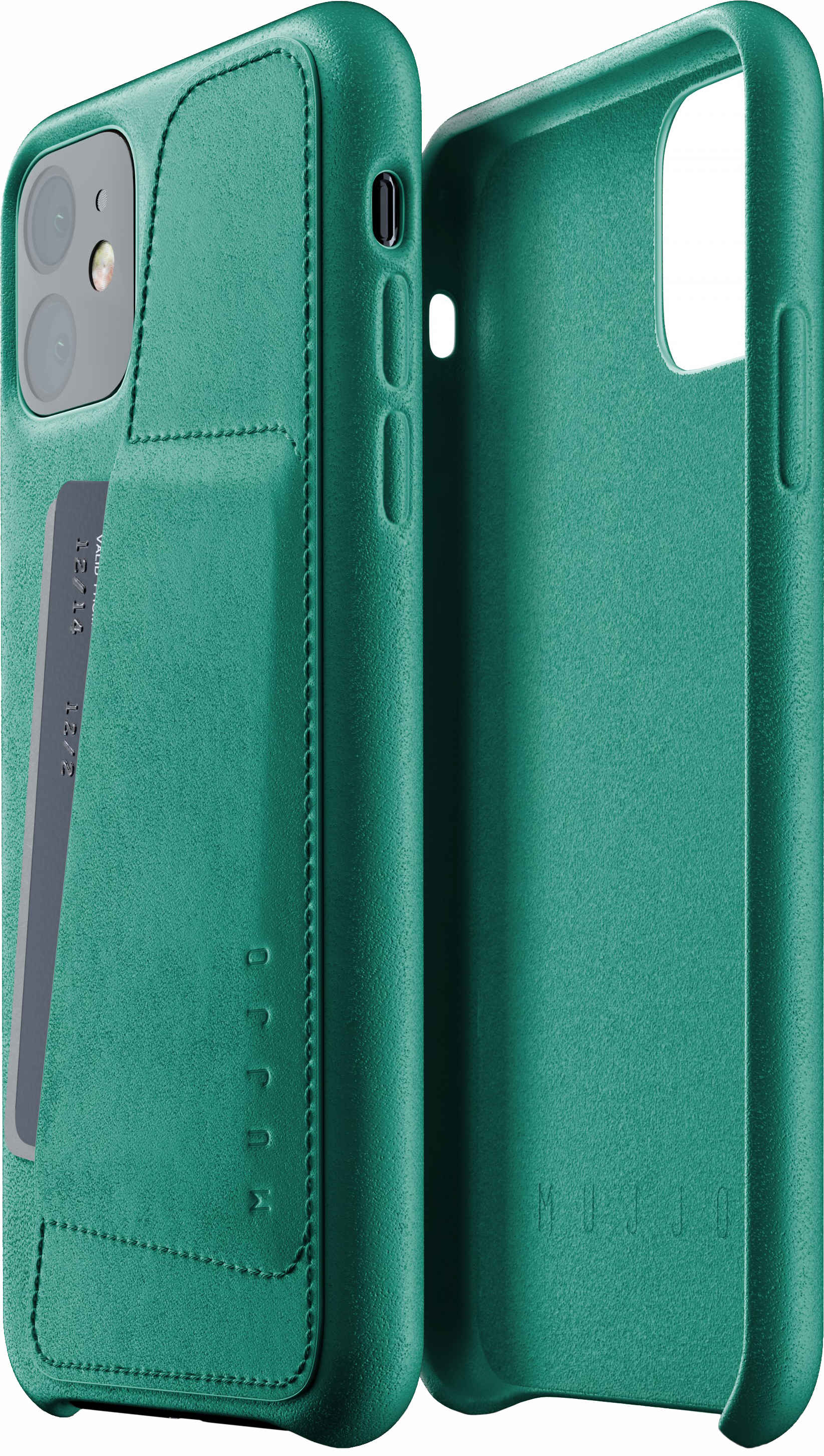 

Панель Mujjo Full Leather Wallet для Apple iPhone 11 Alpine Green (MUJJO-CL-006-GR)