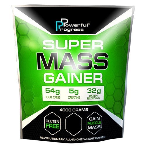 

Гейнер Powerful Progress Super Mass Gainer 4000 грамм Кокос