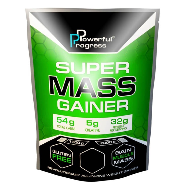 

Гейнер Powerful Progress Super Mass Gainer 1000 грамм Кокос