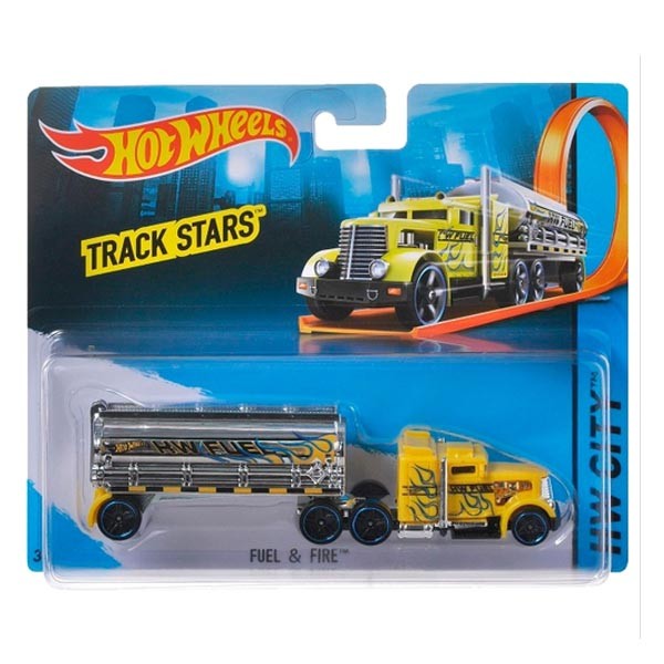 

Грузовик Вантажівка трейлер Fuel & Fire (Hot Wheels Track Trucks)