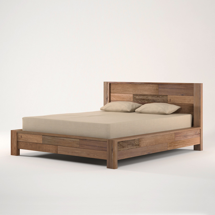 

Кровать двуспальная Dreamwood Baker Queen, массив ясень