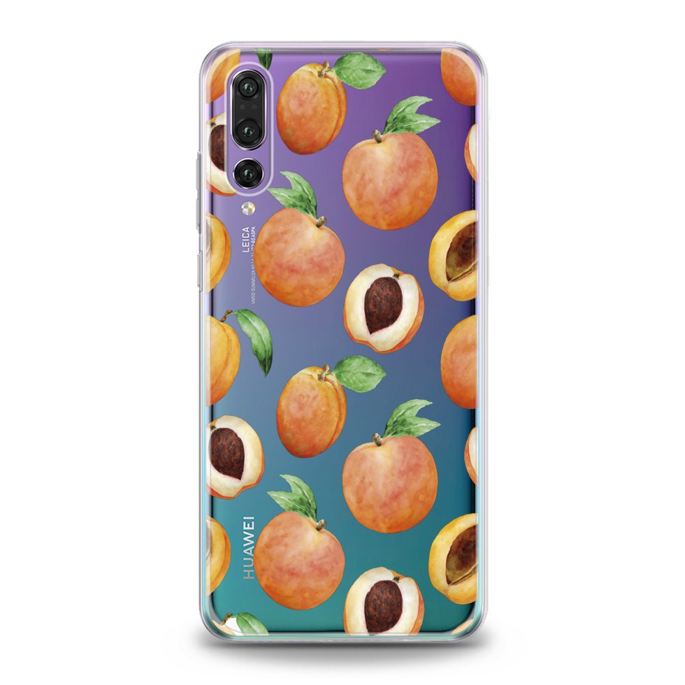 Чехол силиконовый для Huawei (Сочные персики) Y9 (2019) хуавей ю ...