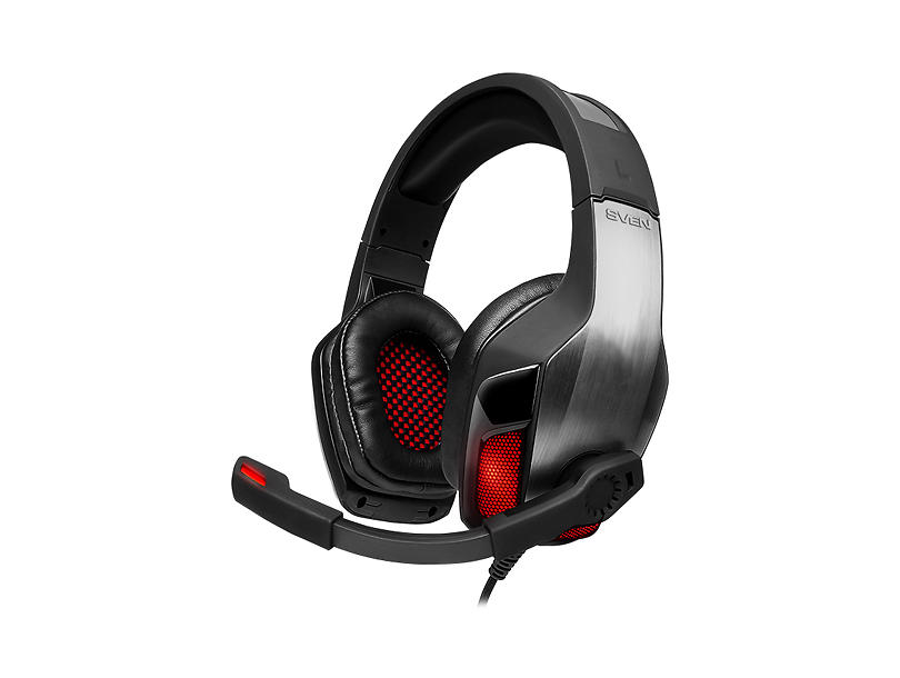 

Наушники с микрофоном (гарнитура) SVEN AP-U995MV black-red USB, звук 7.1