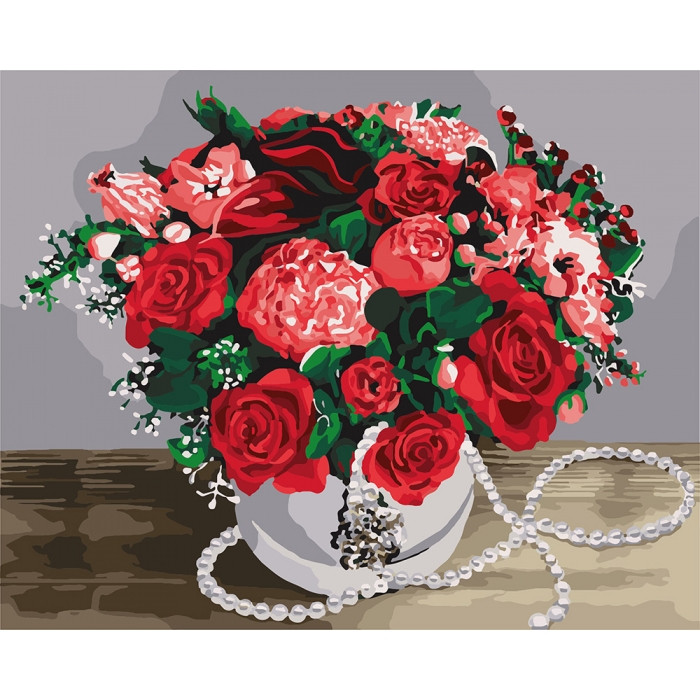 

Картина по номерам Идейка Вместо тысячи слов… KHO3071 40х50 см