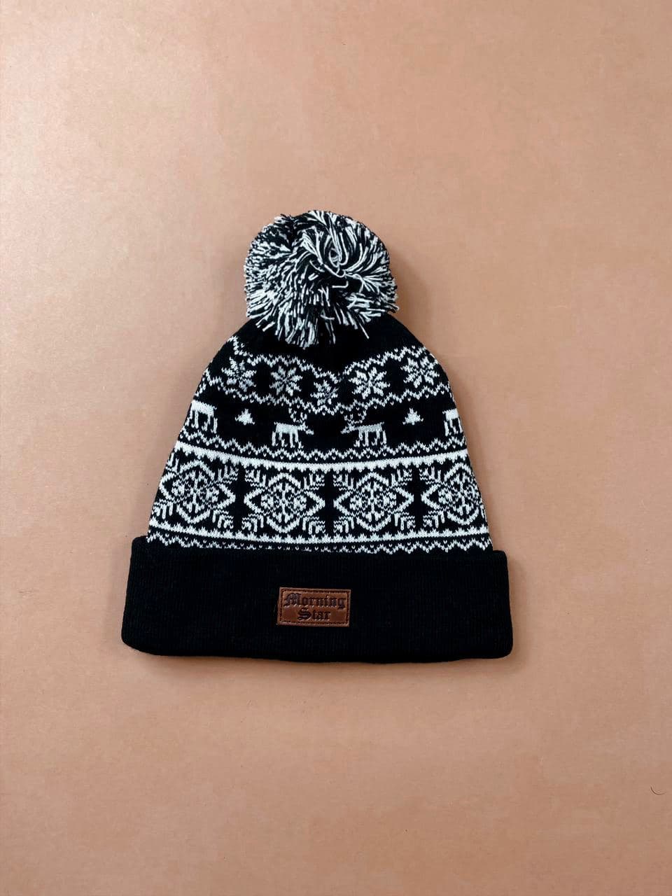 

Шапка Morning Star Ms Black Deer  Чорно-білий MS10244, Шапка Morning Star Ms Black Deer One Size Чорно-білий MS10244
