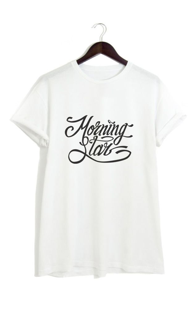 

Футболка Morning Star Lettering  Біла MS10176, Футболка Morning Star Lettering S Біла MS10176
