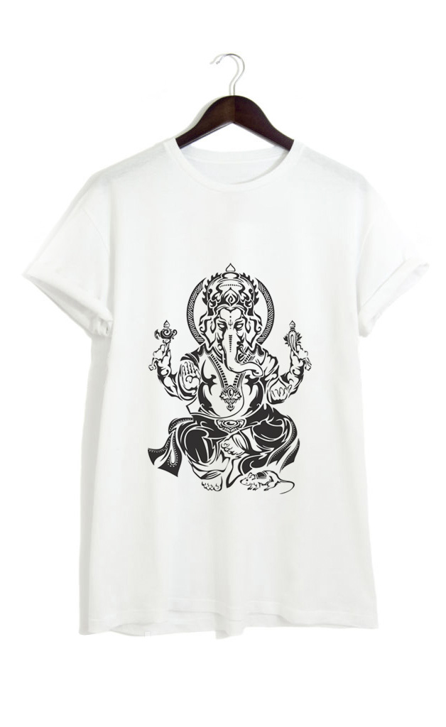 

Футболка Morning Star Ganesha  Біла MS10161, Футболка Morning Star Ganesha XL Біла MS10161