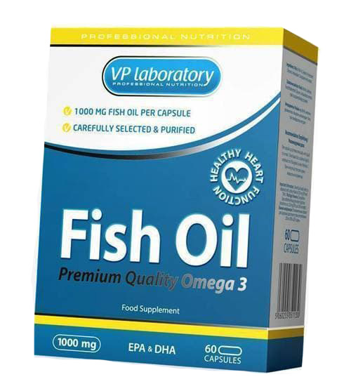 

Жирные кислоты, Омега 3, Fish Oil, VP laboratory 60гелкапс (67099001)