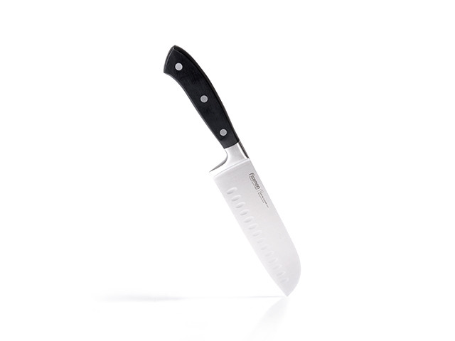 

Нож сантоку Fissman Chef de Cuisine с лезвием из нержавеющей стали 26х4х0.15см (2395)
