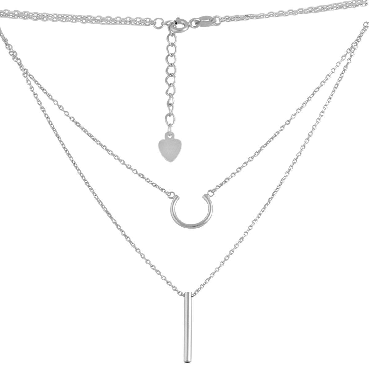 

Серебряное колье SilverAlex без камней 400450 размер
