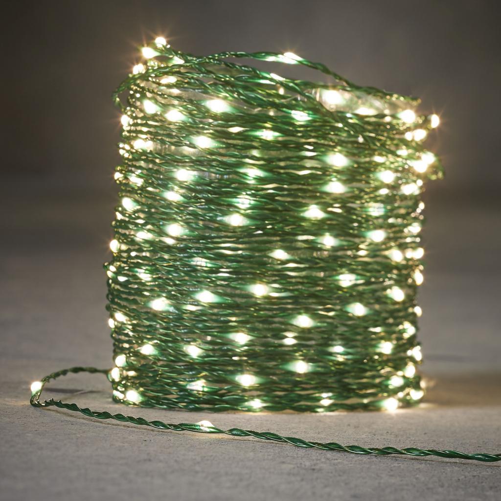 

Гирлянда Luca Lighting гирлянда Струна зеленая, 33 м, холодный белый (8718861661347)