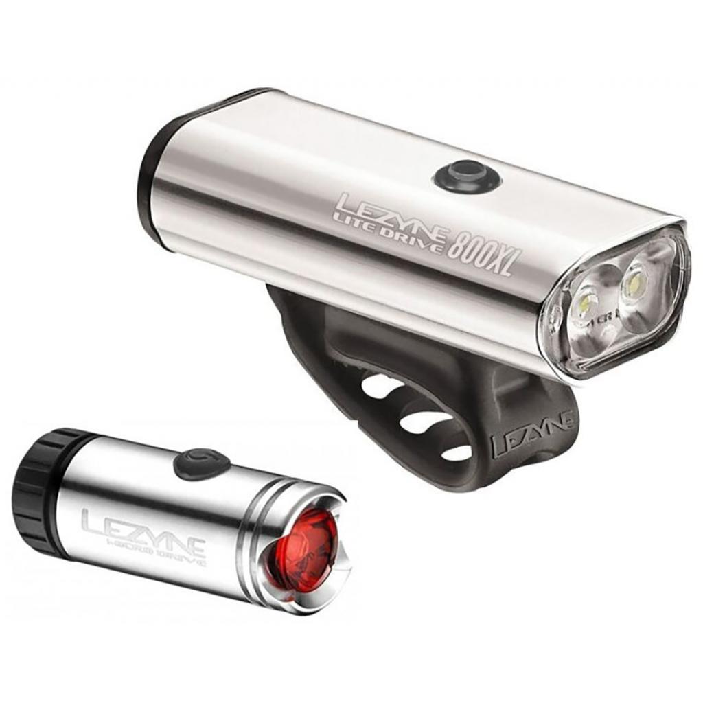 

Комплект велофар Lezyne Macro 800XL/Micro Pair 800/30 Lm Silver (4712805 986873)