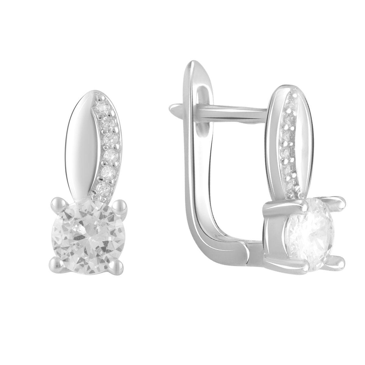 

Серебряные серьги SilverAlex с фианитами