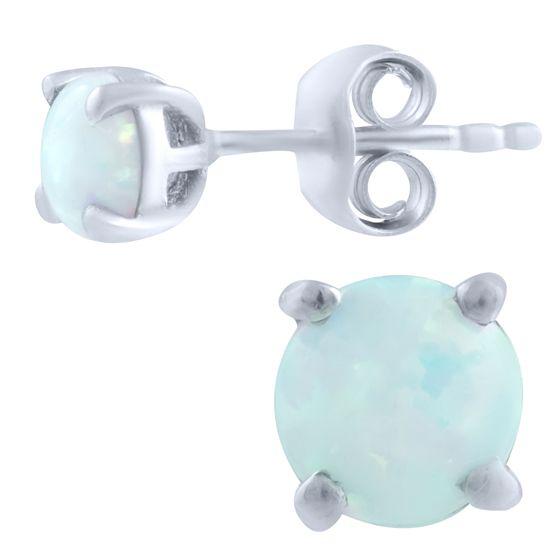 

Серебряные серьги SilverAlex с опалом