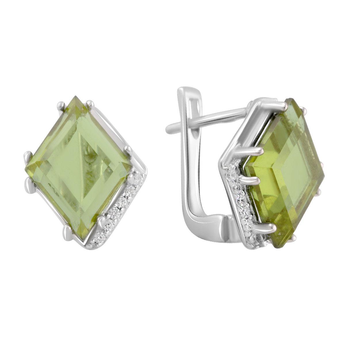 

Серебряные серьги SilverAlex с Султанит султанитом 6.63ct