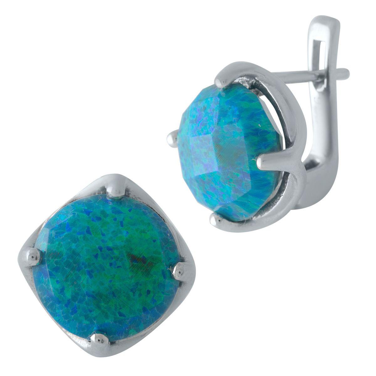 

Серебряные серьги SilverAlex с опалом 3.55ct