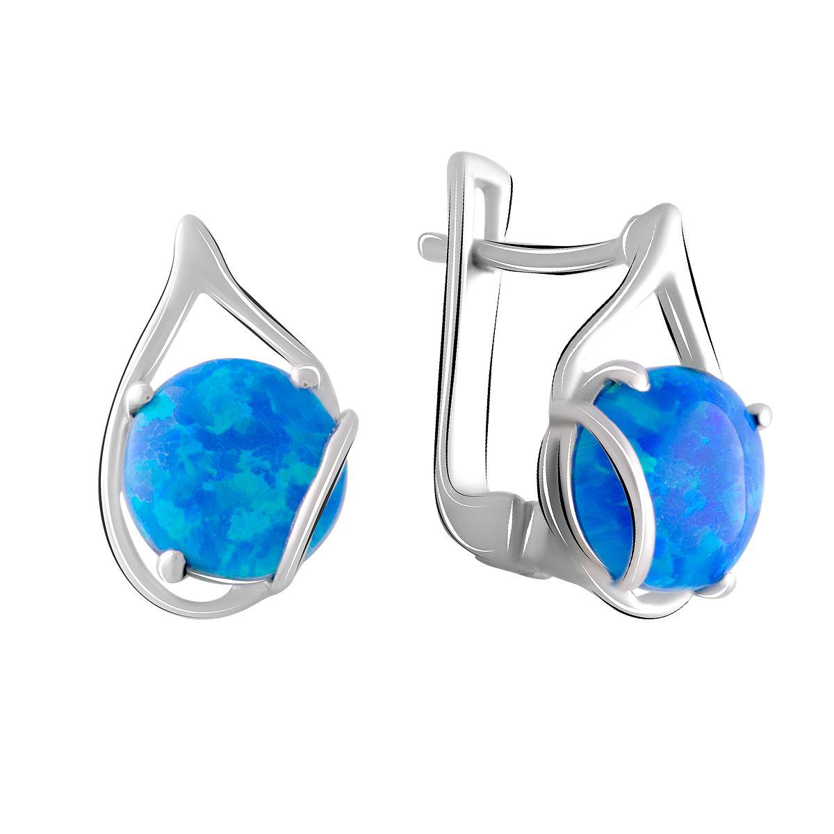 

Серебряные серьги SilverAlex с опалом 1.551ct