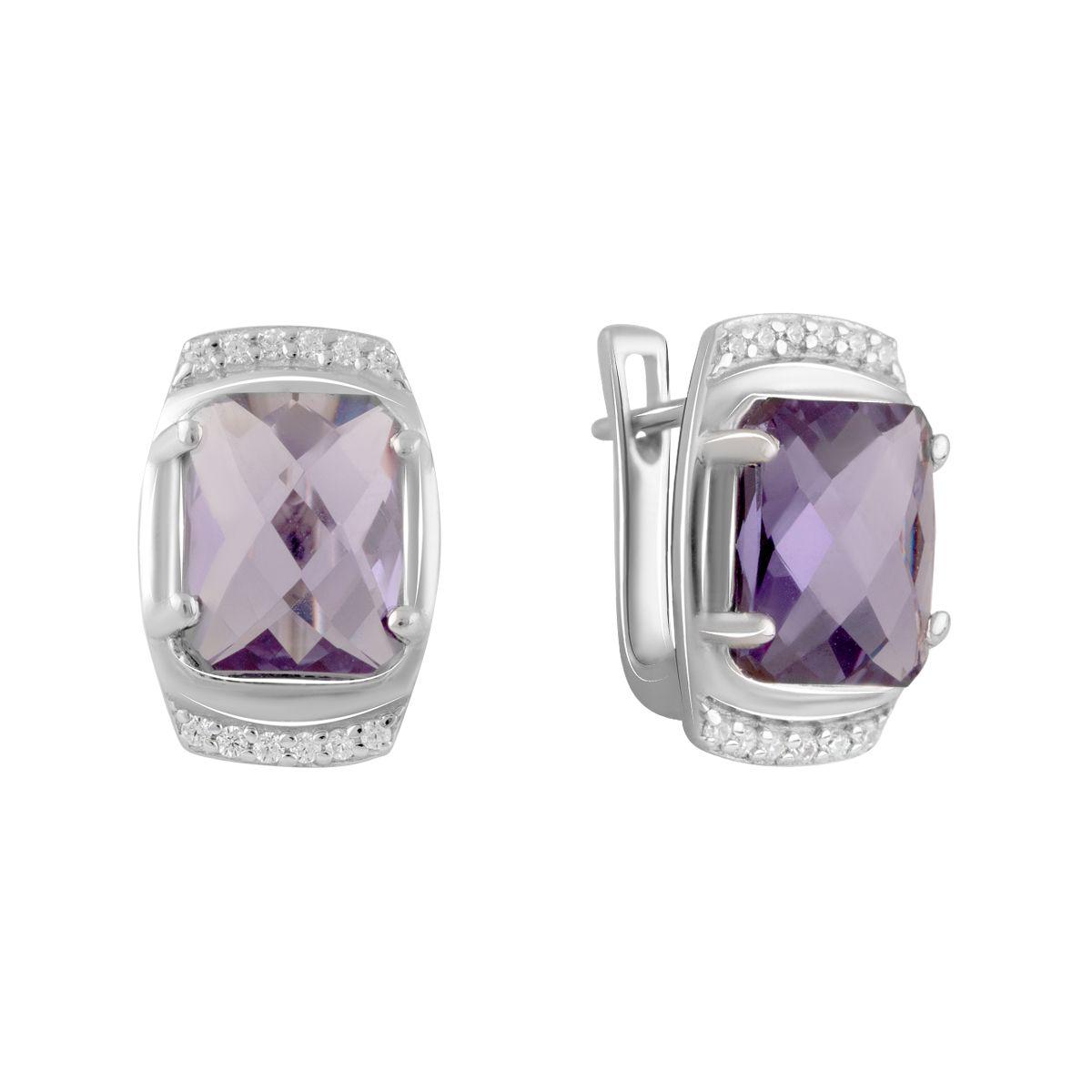 

Серебряные серьги SilverAlex с александритом 7.645ct