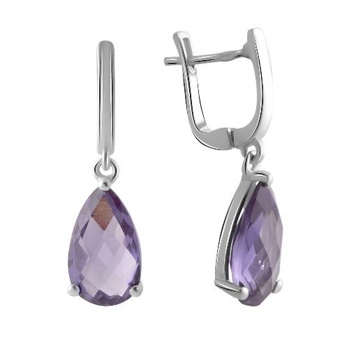 

Серебряные серьги SilverAlex с олександритом