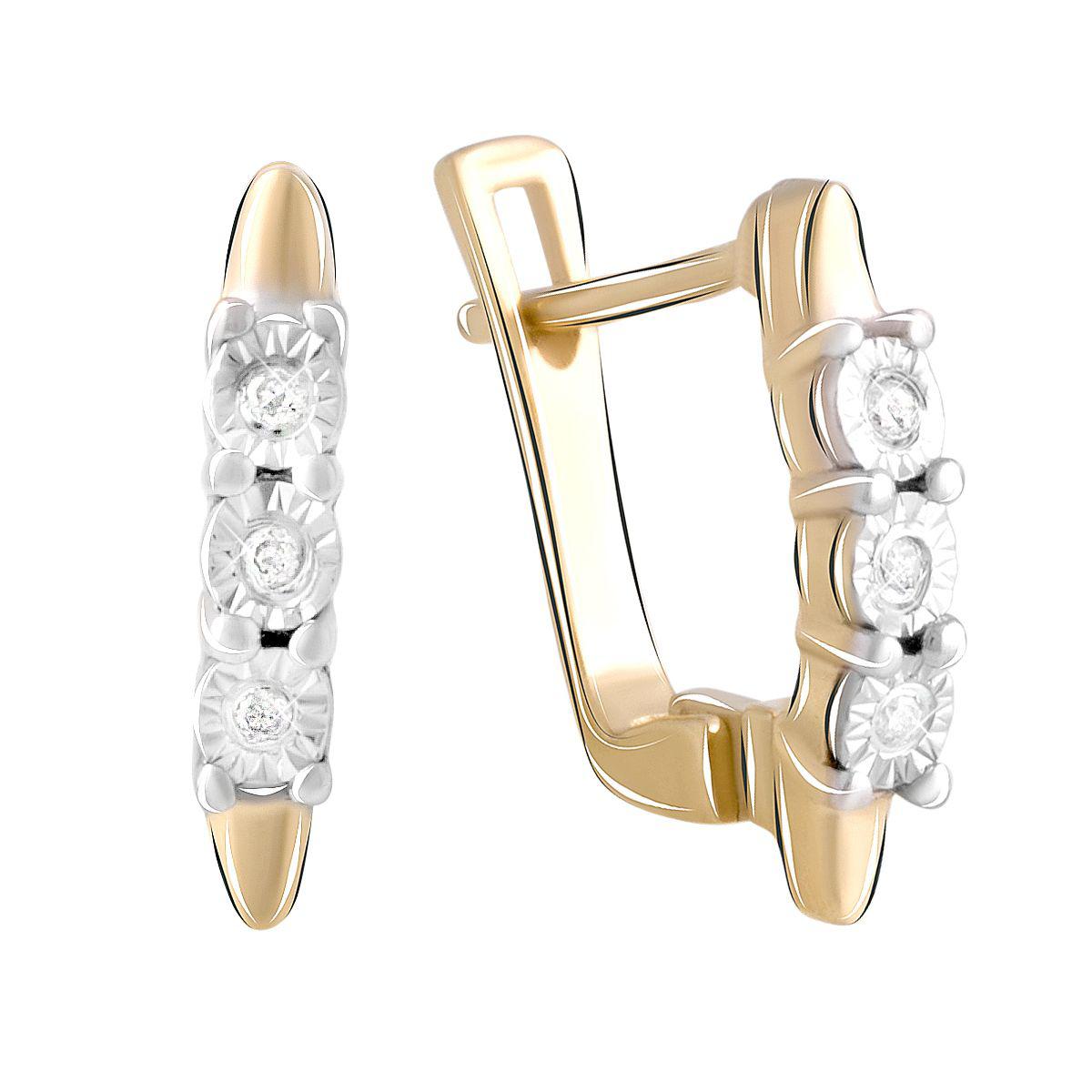 

Серебряные серьги SilverAlex с натуральными бриллиантом 0.06ct