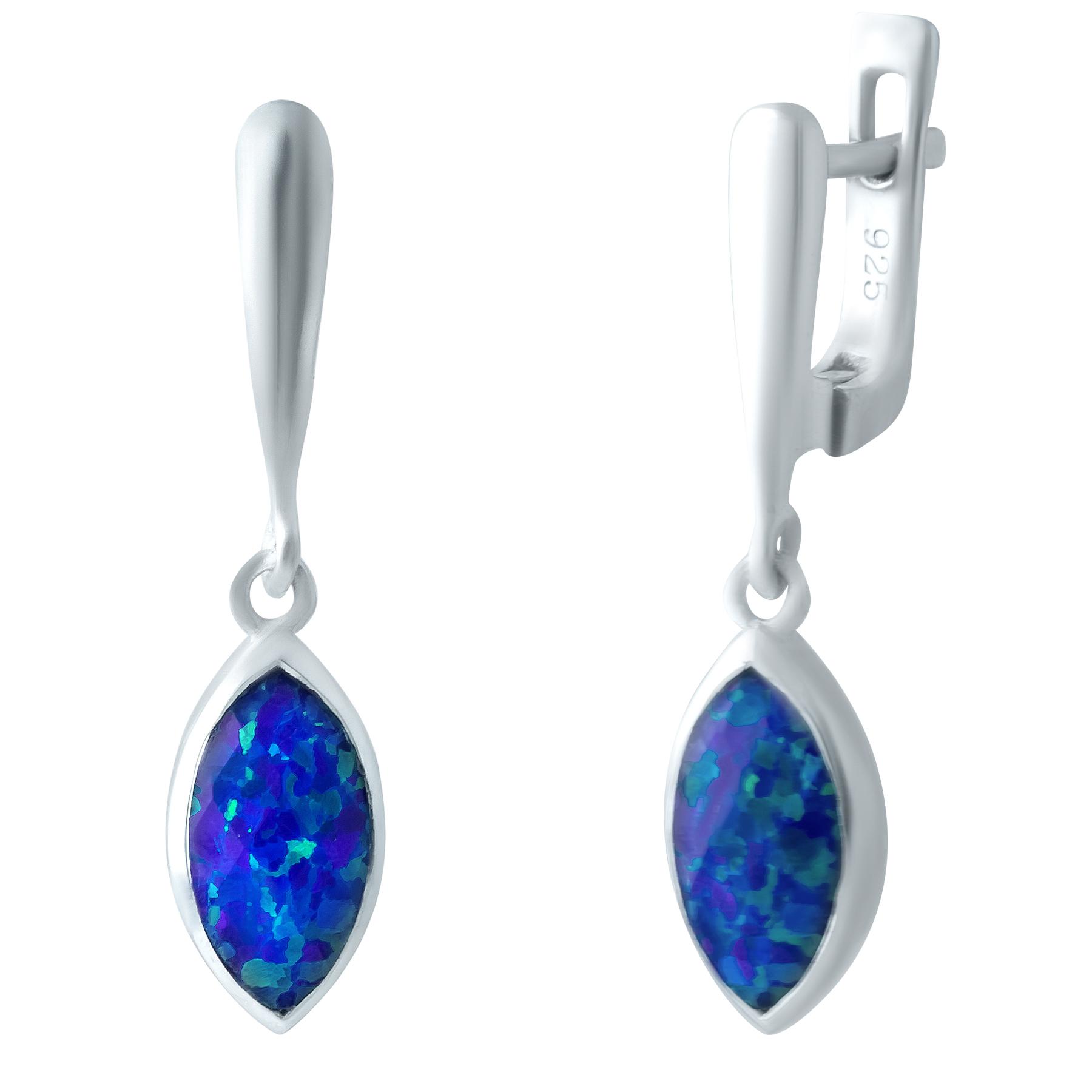 

Серебряные серьги SilverAlex с опалом 1.32ct