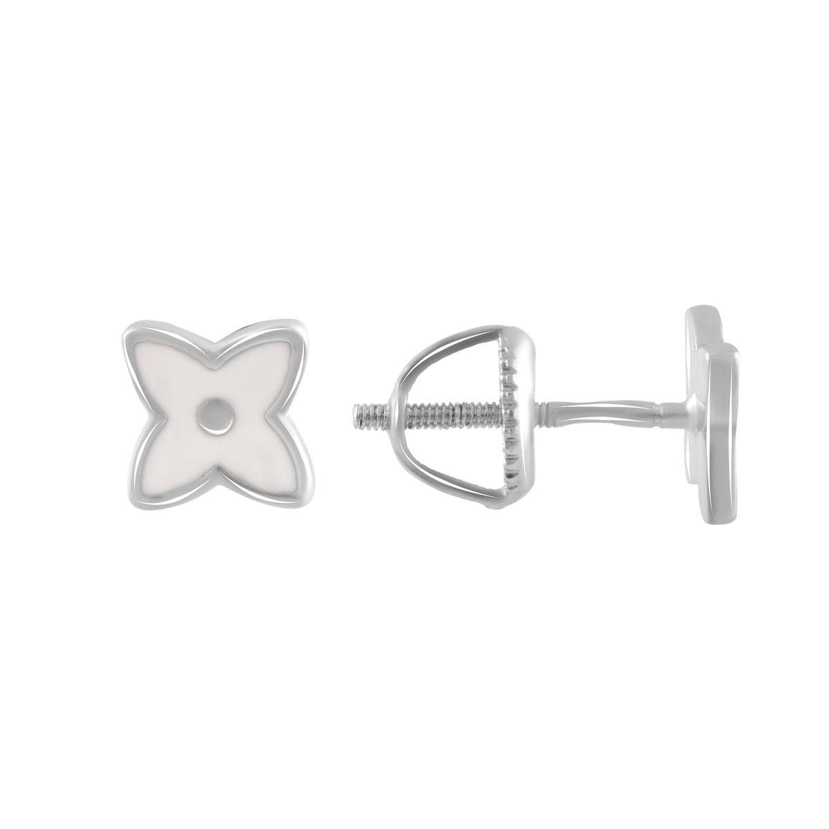 

Серебряные серьги SilverAlex с емаллю