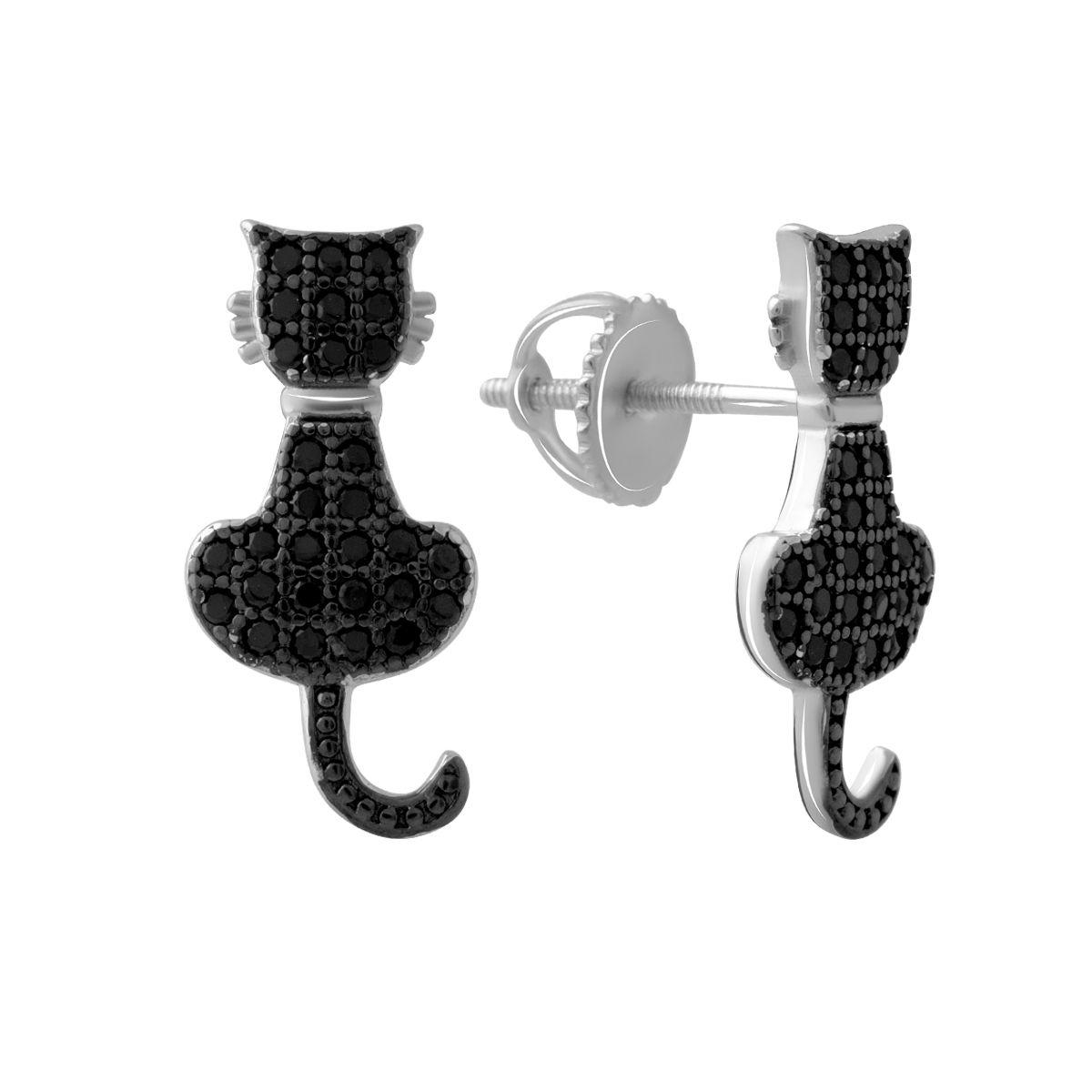 

Серебряные серьги SilverAlex с фианитами