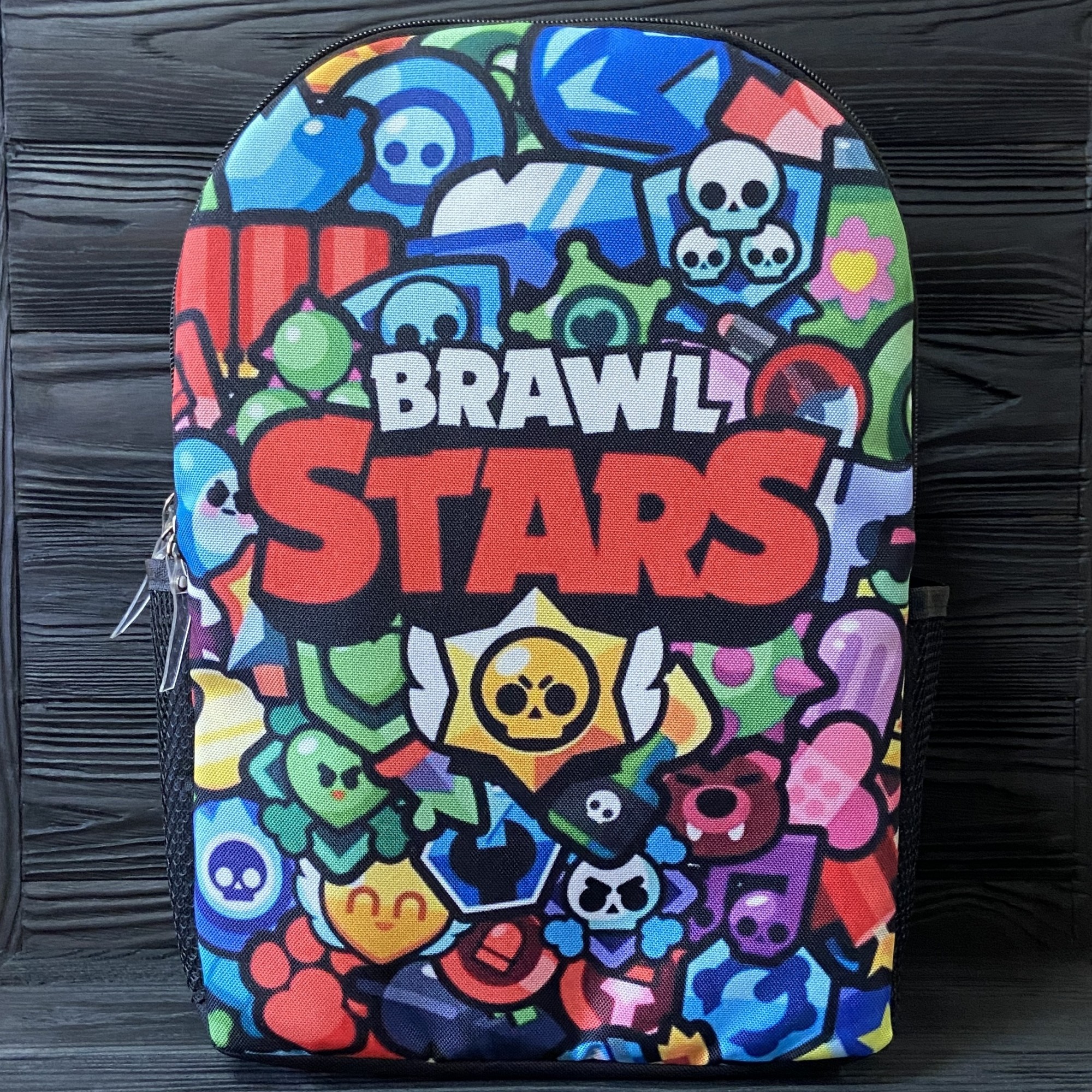 

Рюкзак Brawl Stars (Бравл Старс) Пузырики Разноцветный