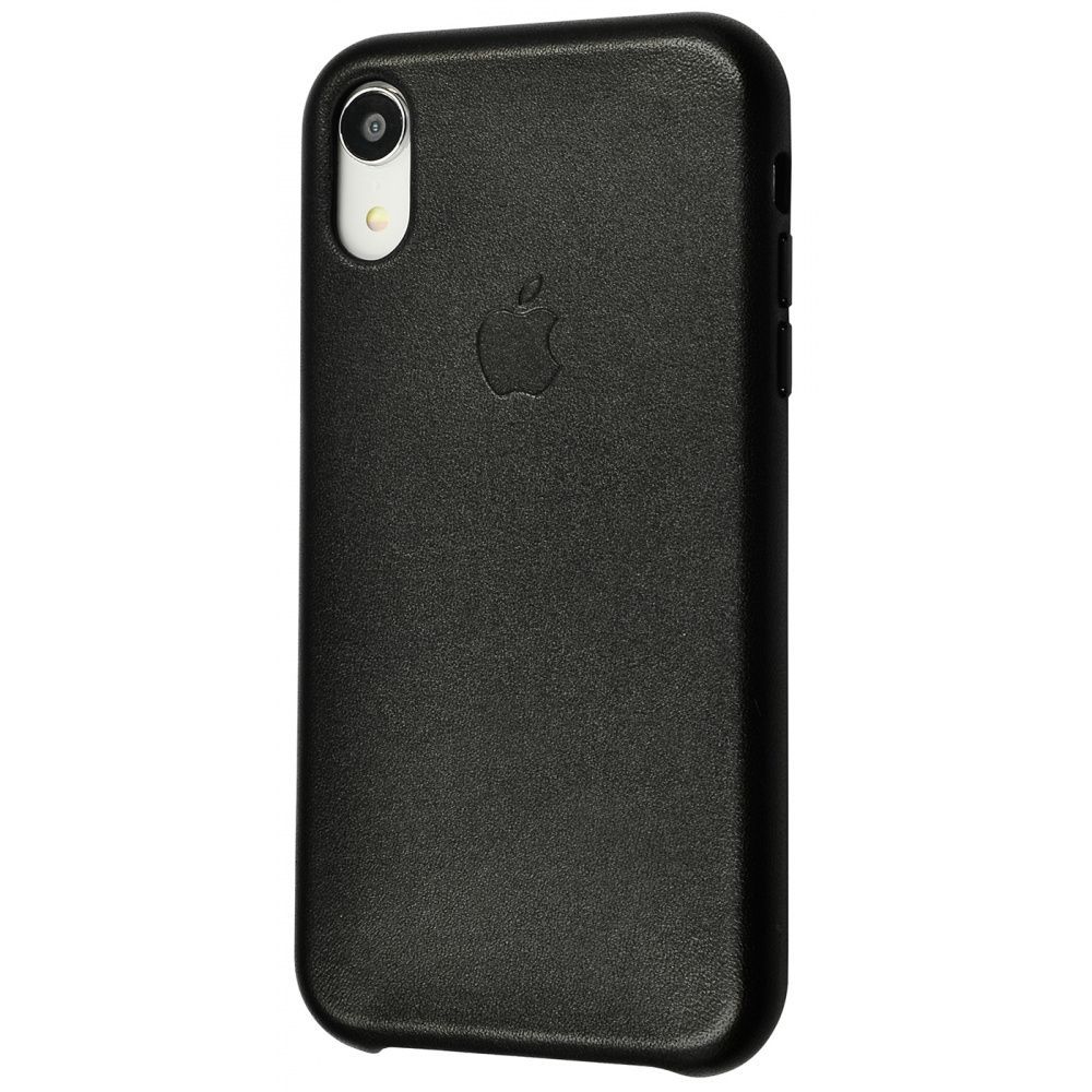 

Чехол Leather case для iPhone Xr black