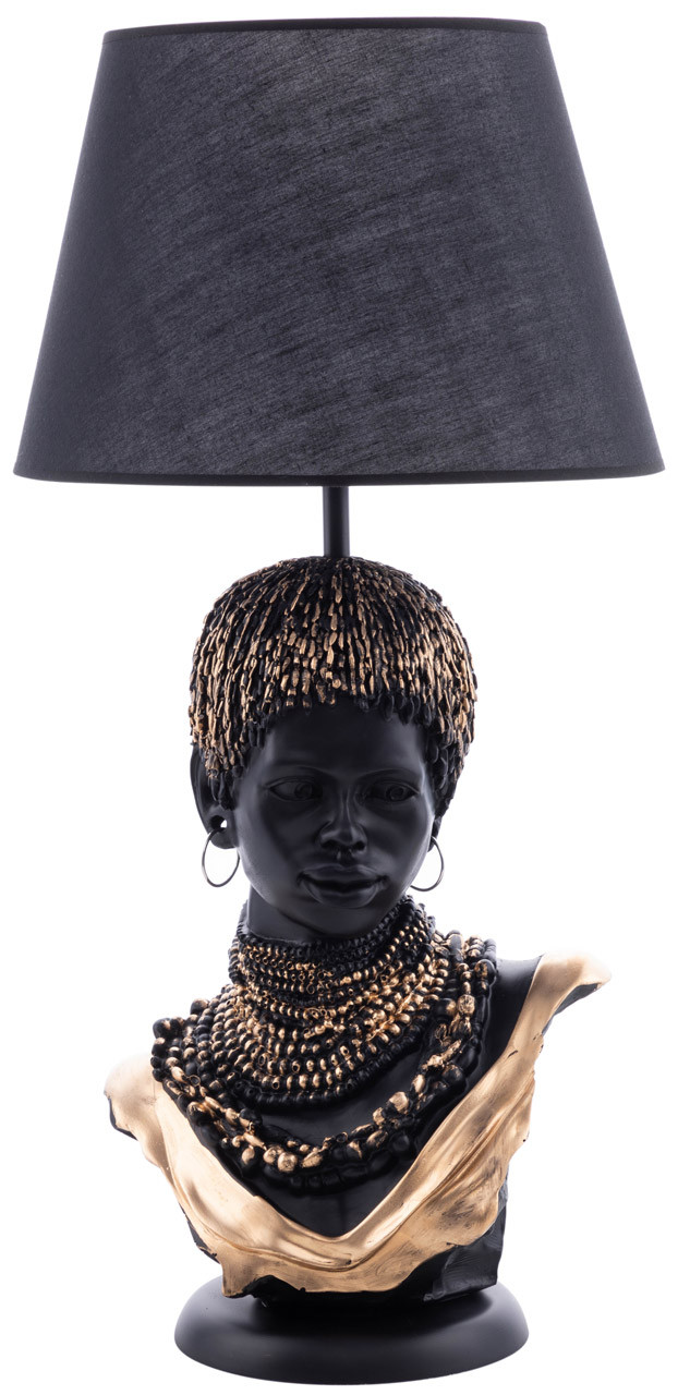 

Настольная лампа Kayoom African girl Black/Gold