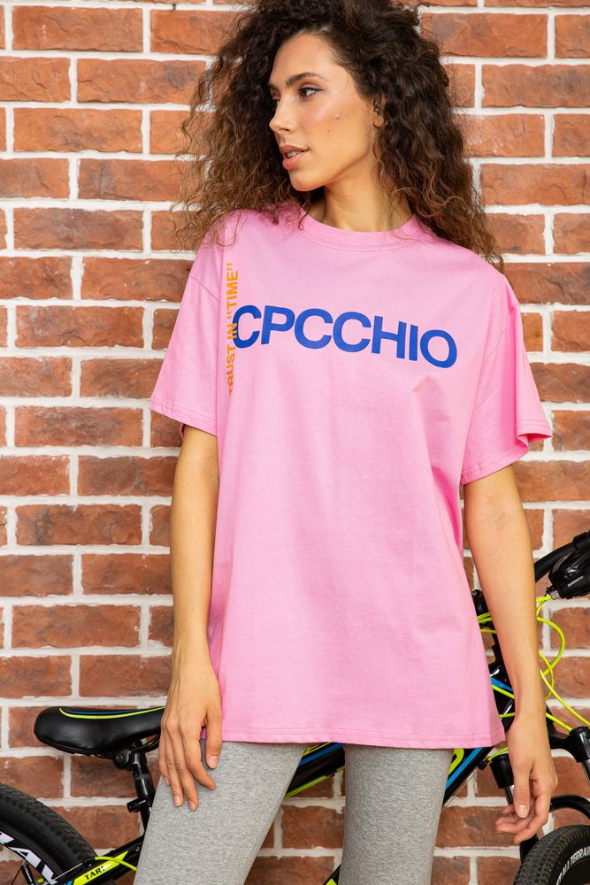 

Футболка AGER Oversize Розовый 180R612